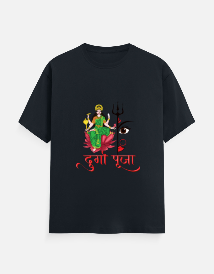 Durga Devi T-Shirt | Spiritual & Stylish Festival Wear - Image 2